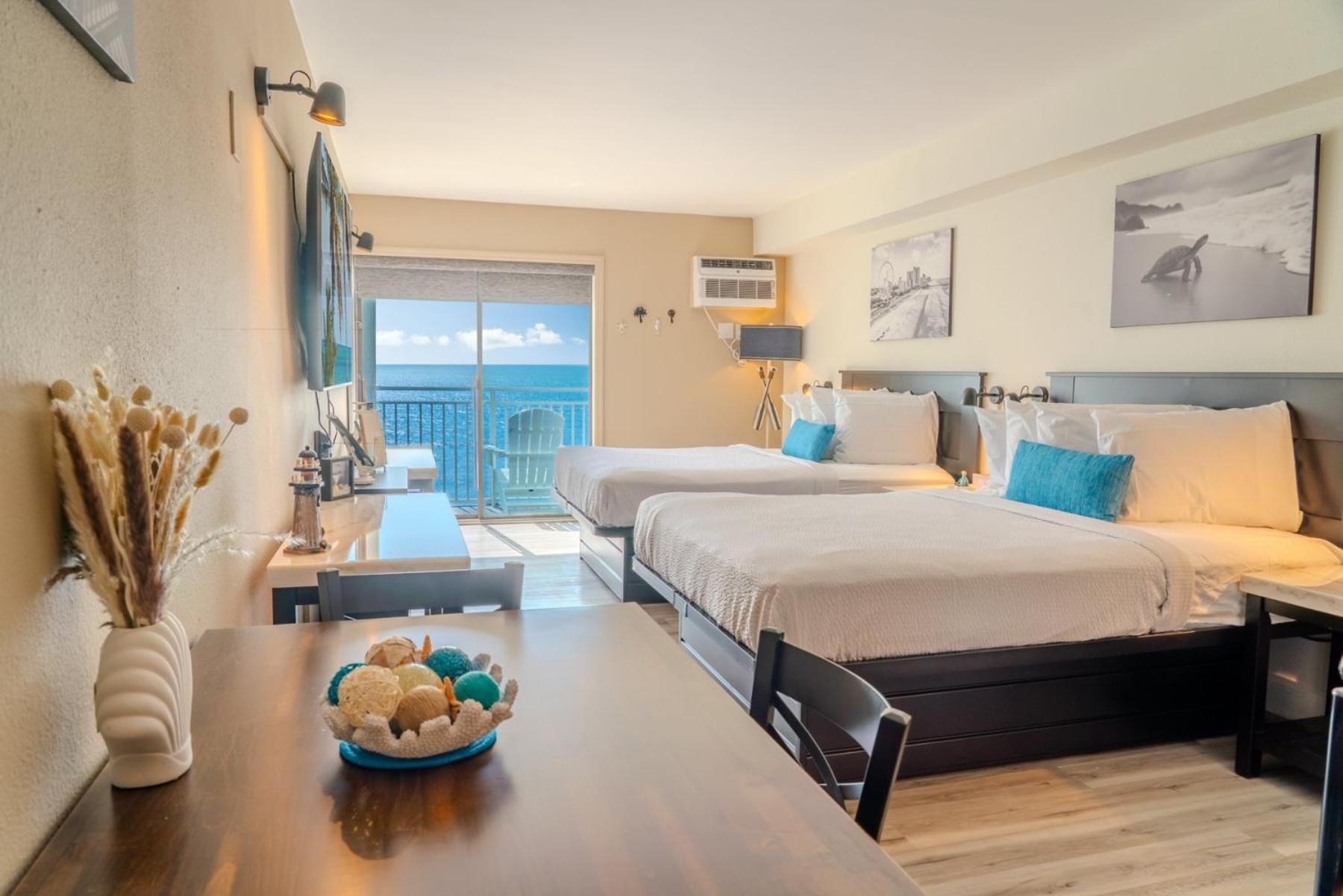 Beautiful Ocean Front Double Queen Suite - Sea Mist Resort 20905 - Perfect For 2-4 Guests! Миртл-Бич Экстерьер фото